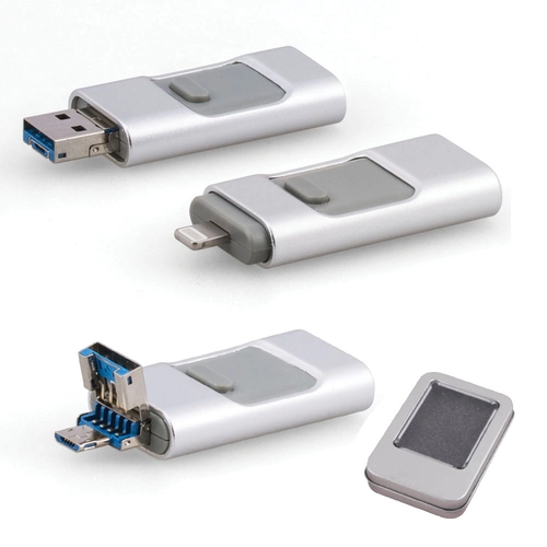 7202-32GB GÜMÜŞ 32 GB Metal USB Bellek