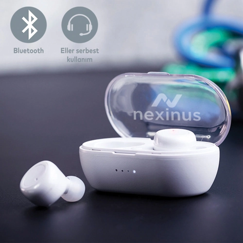 7538 BEYAZ Bluetooth Kulaklık