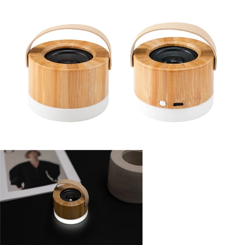 7559 BAMBU LED Işıklı 5.0 Bluetooth Hoparlör