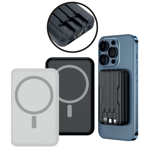 7602 SİYAH 10000 mAh Wireless Mobil Şarj Cihazı