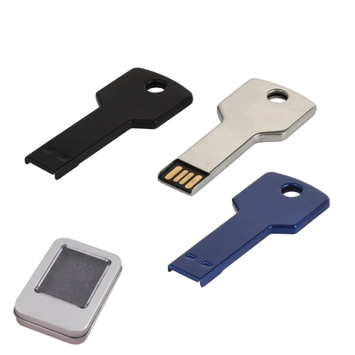 7250-16GB LACİVERT 16 GB Metal Anahtar USB Bellek