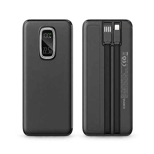 7615 SİYAH Powerbank 10000 mAh Mobil Şarj Cihazı