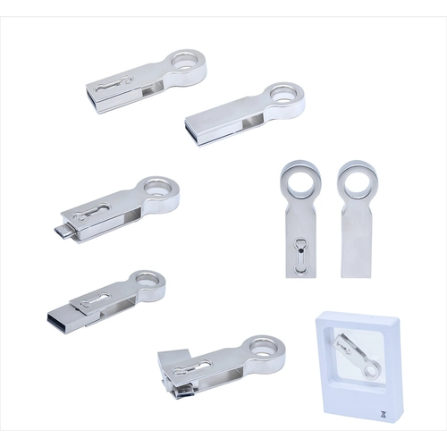7222-8GB GÜMÜŞ 8 GB Metal USB Bellek