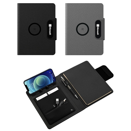 7488 GRİ Powerbank 8000 mAh A5 Organizer
