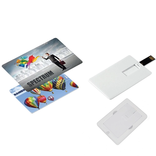 7240-8GB BEYAZ 8 GB Kartvizit USB Bellek