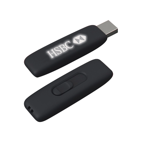 7218-16GB SİYAH 16 GB Rubber Işıklı USB Bellek