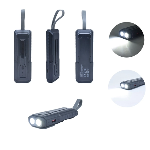 7609 SİYAH Fenerli Powerbank