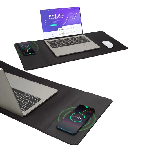 7364 SİYAH Wireless Şarjlı Mousepad