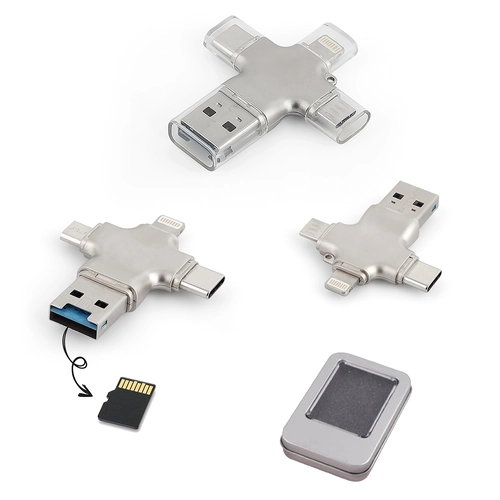 7204-16GB GÜMÜŞ 16 GB Metal USB Bellek