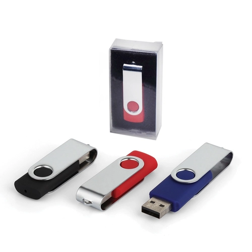 72420-8GB SİYAH 8 GB Döner Kapaklı USB Bellek