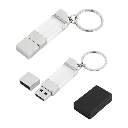 7291-8GB GÜMÜŞ 8 GB Kristal USB Bellek