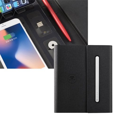 7481 SİYAH Powerbank 5.000 mAh Organizer