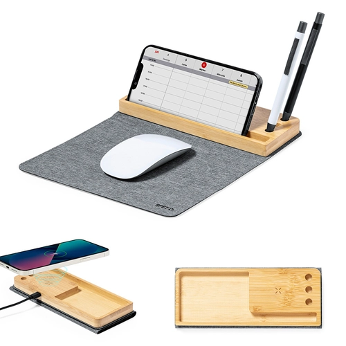 20247 KADİFE BAMBU Wireless Mousepad