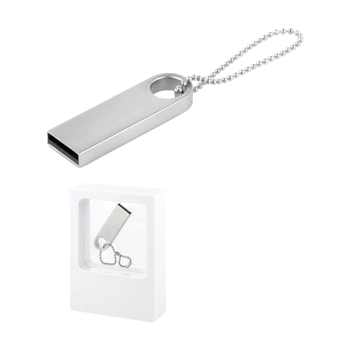 72203-16GB GÜMÜŞ 16 GB Metal Anahtarlık USB 3.0 Bellek