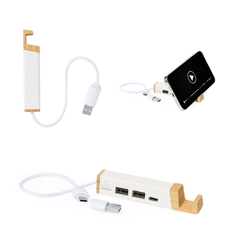 21208 BAMBU USB Çoklayıcı