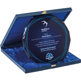 Kutulu Kristal Plaket