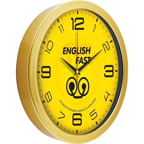 Metalize Duvar Saati